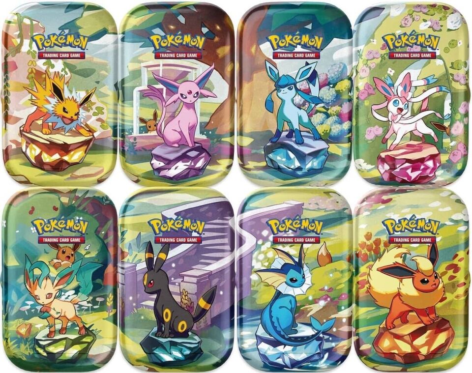 Pokemon Scarlet & Violet Prismatic Evolutions Mini Tin