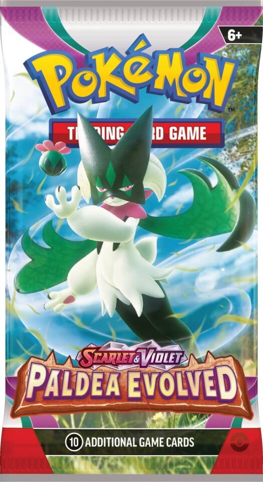 Pokemon Scarlet and Violet Paldea Evolved Booster Pack