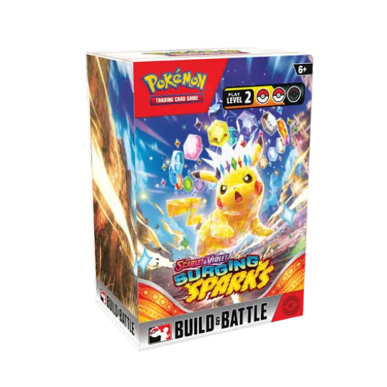 Pokemon Scarlet and Violet Surging Sparks Build & Battle Box