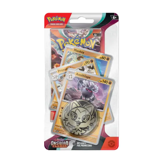 Pokemon Scarlet and Violet Obsidian Flames Premium Checklane Blister Annihilape