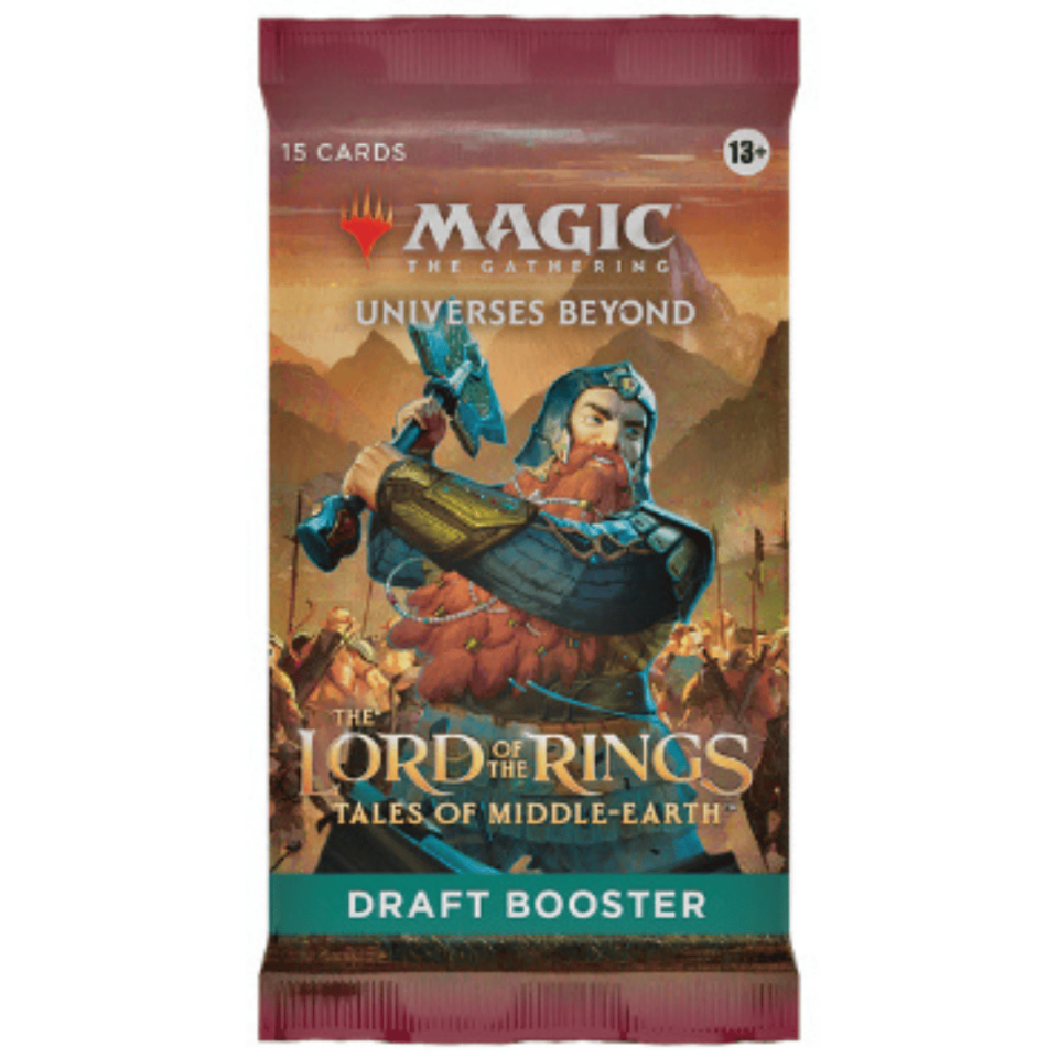 Magic: The Gathering The Lord of the Rings: Tales of Middle-Earth Draft Booster Pakedi - Tekli Paket / 15 Kart